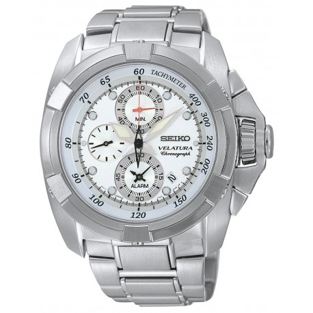 Ceas de mana Barbatesc Seiko Velatura Alarm Chronograph SNAA89P1 