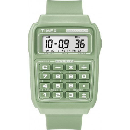 Ceas de mana unisex Timex Retro Archie Calculator T2N239