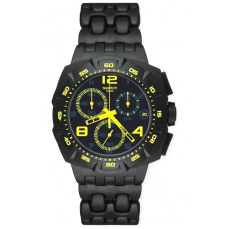 Ceas de mana Swatch Black Dunes Yellow SUIB411