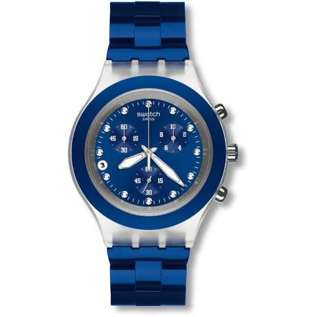 Ceas de mana Swatch Full-Blooded Navy SVCK4055AG