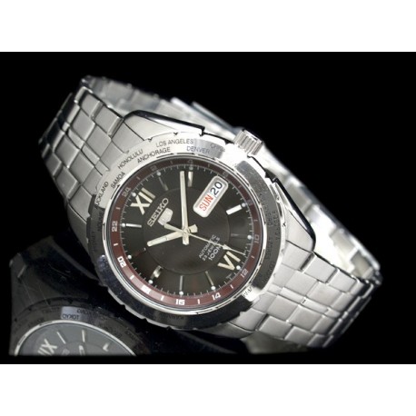 Ceas de mana barbati Seiko 5 automatic 100m SNZG59K1