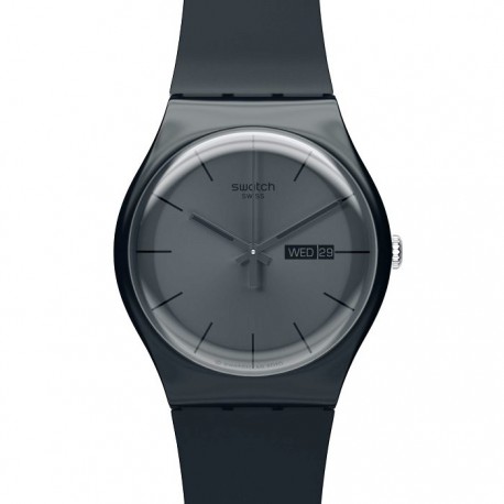 Ceas de mana original Swatch Black Rebel SUOB702