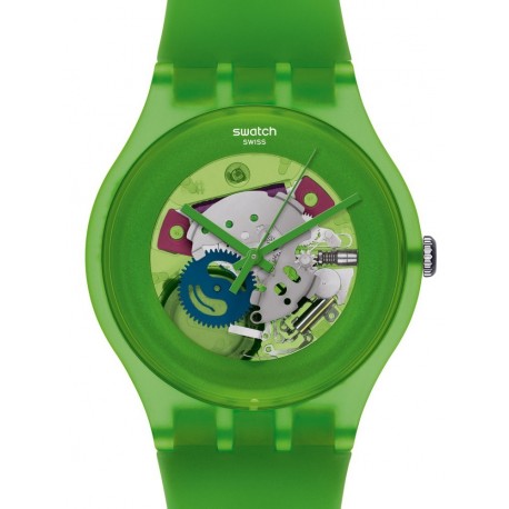 Ceas de mana Swatch Green Lacquered SUOG103