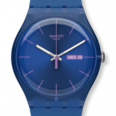 Ceas de mana Swatch Dark Blue Rebel SUON701