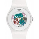 Ceas de mana Swatch White Lacquered SUOW100