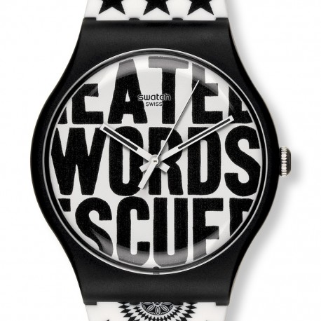 Ceas de mana Swatch Words SUOZ124