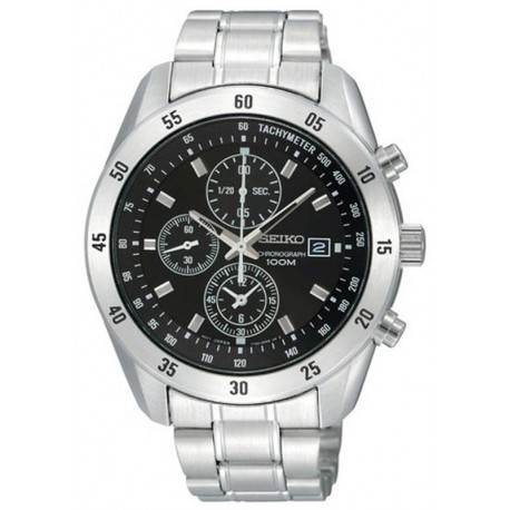 Ceas de mana barbatesc original Seiko Chronograph SNDC43P1