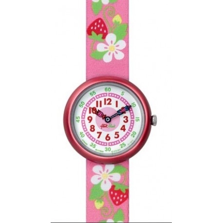 Ceas de mana copii Swatch Flik Flak Fragole in Fiore FBN082