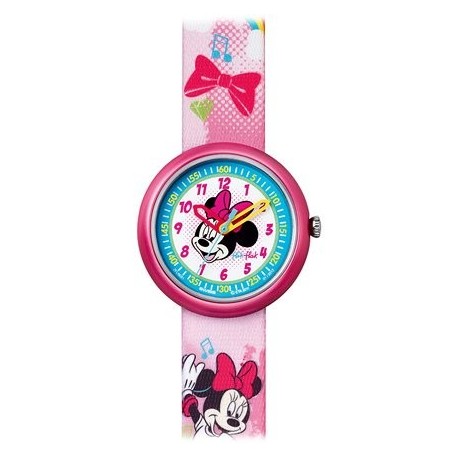 Ceas copii Swatch Flik Flak MINNIE MOUSE DANCING STAR FLN051