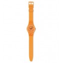 Ceas de mana unisex Swatch TIME NEVER DIES ORANGE GO110