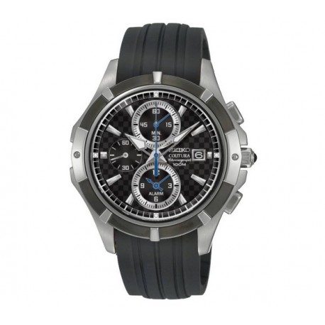 Ceas de mana barbatesc Seiko Watches Coutura Alarm Chronograph SNAF13P1 