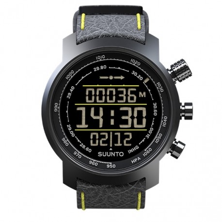 Ceas de mana barbatesc Suunto Watches Elementum Terra  Black/Yellow Leather SS019997000