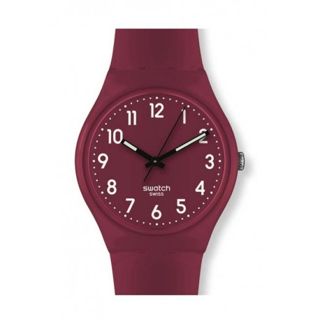 Ceas de mana Swatch Shiny Maroon GR158