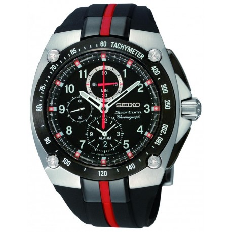 Ceas de mana Barbatesc Seiko Sportura Alarm Chronograph SNAE07P1